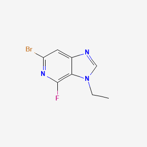 6-Bromo-3-ethyl-4-fluoro-3H-imidazo[4,5-c]pyridine