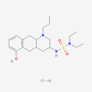 3-(diethylsulfamoylamino)-6-hydroxy-1-propyl-3,4,4a,5,10,10a-hexahydro-2H-benzo[g]quinoline;hydrochloride