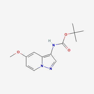 1,1-Dimethylethyl N-(5-methoxypyrazolo[1,5-a]pyridin-3-yl)carbamate