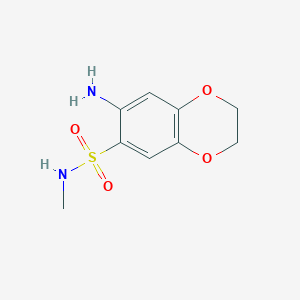 7-Amino-N-methyl-2,3-dihydrobenzo[b][1,4]dioxine-6-sulfonamide