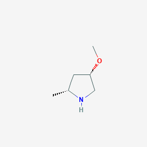 (2R,4S)-4-Methoxy-2-methylpyrrolidine