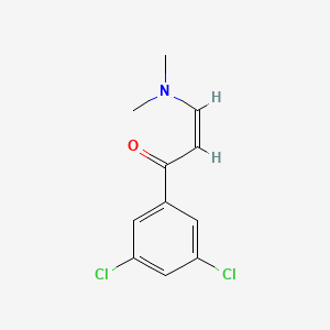 (2Z)-1-(3,5-dichlorophenyl)-3-(dimethylamino)prop-2-en-1-one