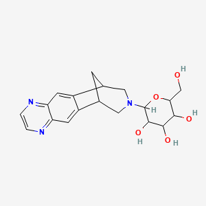 molecular formula C19H23N3O5 B13904894 Varenicline N-Glucoside 