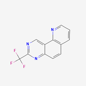 8-(Trifluoromethyl)pyrido[2,3-f]quinazoline