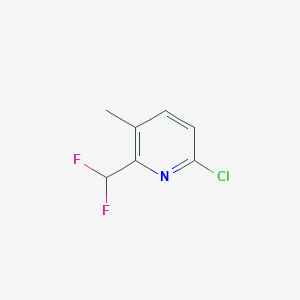 6-Chloro-2-(difluoromethyl)-3-methylpyridine