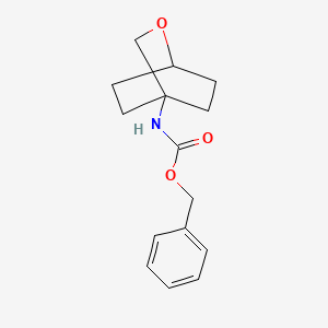 molecular formula C15H19NO3 B13904940 benzyl N-(2-oxabicyclo[2.2.2]octan-4-yl)carbamate 