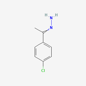 molecular formula C8H9ClN2 B13904951 [1-(4-Chlorophenyl)ethylidene]hydrazine CAS No. 40137-41-5