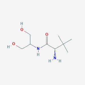 (2S)-2-amino-N-(1,3-dihydroxypropan-2-yl)-3,3-dimethylbutanamide