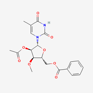 Bz(-5)Ribf2Ac3Me(b)-thymin-1-yl