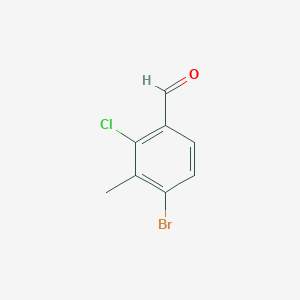 4-Bromo-2-chloro-3-methylbenzaldehyde