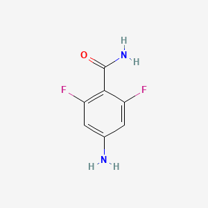 4-Amino-2,6-difluorobenzamide