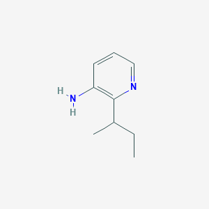 molecular formula C9H14N2 B13905071 2-(Sec-butyl)pyridin-3-amine 