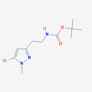 tert-butyl (2-(5-bromo-1-methyl-1H-pyrazol-3-yl)ethyl)carbamate