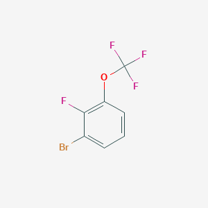 molecular formula C7H3BrF4O B1390509 1-溴-2-氟-3-(三氟甲氧基)苯 CAS No. 1033202-63-9