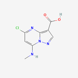 5-Chloro-7-(methylamino)pyrazolo[1,5-A]pyrimidine-3-carboxylic acid