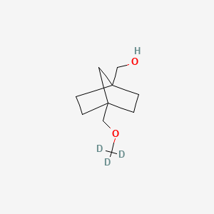 [4-(Trideuteriomethoxymethyl)norbornan-1-yl]methanol