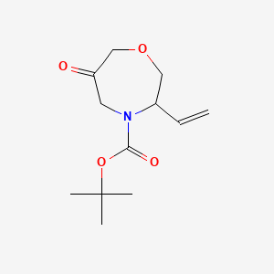 Tert-butyl 6-oxo-3-vinyl-1,4-oxazepane-4-carboxylate