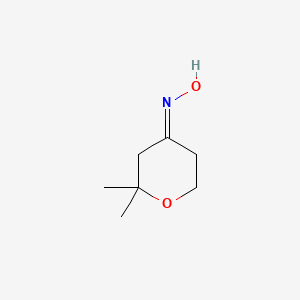 2,2-Dimethyl-tetrahydro-pyran-4-one oxime