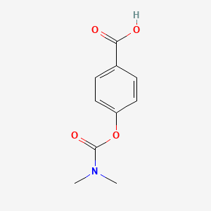 B1390514 4-N,N-dimethylcarbamoyloxy-benzoic acid CAS No. 1204296-80-9