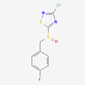 3-Chloro-5-(4-fluorobenzylsulfinyl)-1,2,4-thiadiazole