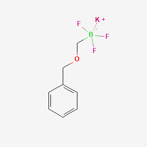 molecular formula C8H9BF3KO B1390519 钾((苄氧基)甲基)三氟硼酸盐 CAS No. 1027642-25-6