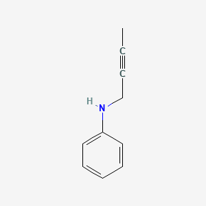 molecular formula C10H11N B13905219 But-2-ynyl-phenyl-amine CAS No. 69611-44-5