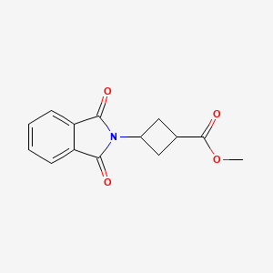 trans-3-(1,3-Dioxo-1,3-dihydro-isoindol-2-yl)-cyclobutanecarboxylic acid methyl ester