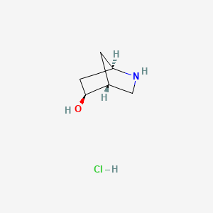 molecular formula C6H12ClNO B13905237 (1R,4R,5S)-2-Azabicyclo[2.2.1]heptan-5-OL hydrochloride 