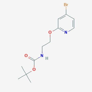 Tert-butyl 2-(4-bromopyridin-2-yloxy)ethylcarbamate