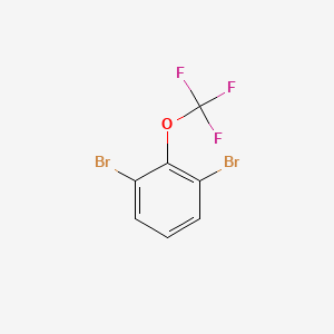 molecular formula C7H3Br2F3O B1390533 1,3-二溴-2-(三氟甲氧基)苯 CAS No. 1246643-52-6