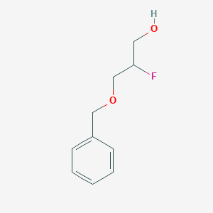 molecular formula C10H13FO2 B13905379 3-(Benzyloxy)-2-fluoropropan-1-ol CAS No. 112482-37-8