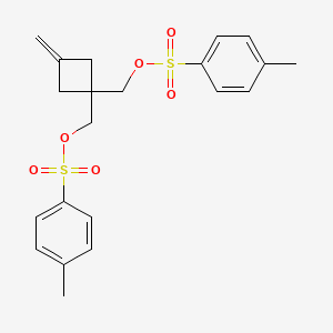 [3-Methylene-1-(P-tolylsulfonyloxymethyl)cyclobutyl]methyl 4-methylbenzenesulfonate