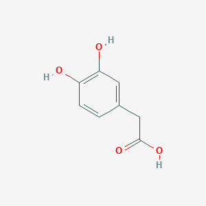B139054 3,4-Dihydroxyphenylacetic acid CAS No. 102-32-9
