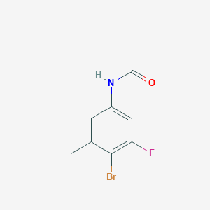 N-(4-bromo-3-fluoro-5-methylphenyl)acetamide