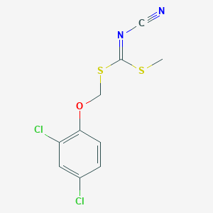 [(2,4-Dichlorophenoxy)methyl] methyl cyanocarbonimidodithioate