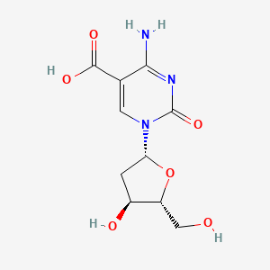 molecular formula C10H13N3O6 B13905427 5-Carboxy-2'-deoxycytidine 