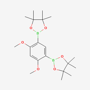 2,2'-(4,6-Dimethoxy-1,3-phenylene)bis(4,4,5,5-tetramethyl-1,3,2-dioxaborolane)