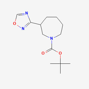 Tert-butyl 3-(1,2,4-oxadiazol-3-YL)azepane-1-carboxylate