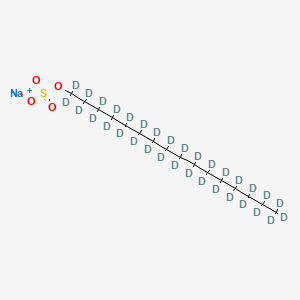 molecular formula C16H33NaO4S B13905460 Hexadecyl sodium sulfate-D33 