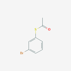 molecular formula C8H7BrOS B13905481 S-(3-Bromophenyl) ethanethioate CAS No. 67438-07-7