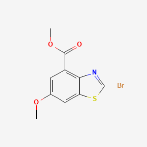 Methyl 2-bromo-6-methoxybenzo[d]thiazole-4-carboxylate