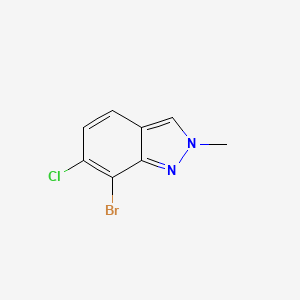 7-Bromo-6-chloro-2-methyl-indazole