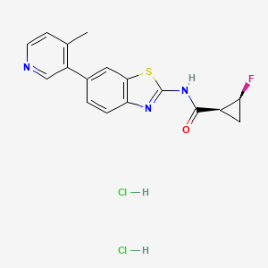 molecular formula C17H16Cl2FN3OS B13905541 c-ABL-IN-1 