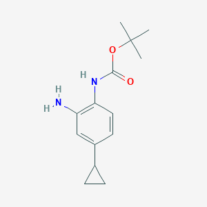 Tert-butyl 2-amino-4-cyclopropylphenylcarbamate