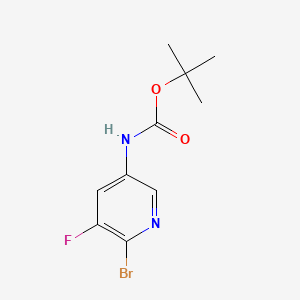 tert-Butyl (6-bromo-5-fluoropyridin-3-yl)carbamate