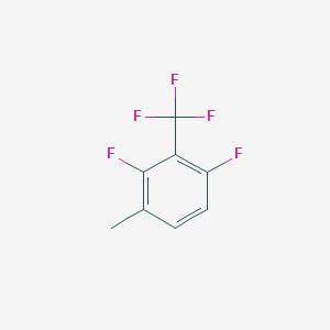 molecular formula C8H5F5 B1390559 2,6-二氟-3-甲基苯三氟化物 CAS No. 1099597-62-2