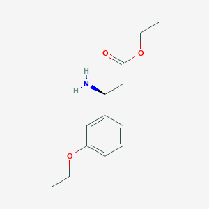 ethyl (3S)-3-amino-3-(3-ethoxyphenyl)propanoate