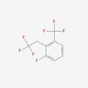 B1390565 1-Fluoro-2-(2,2,2-trifluoroethyl)-3-(trifluoromethyl)benzene CAS No. 1099597-63-3
