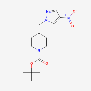 tert-Butyl 4-((4-nitro-1H-pyrazol-1-yl)methyl)piperidine-1-carboxylate