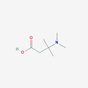 molecular formula C7H15NO2 B13905666 3-(Dimethylamino)-3-methylbutanoicacid 